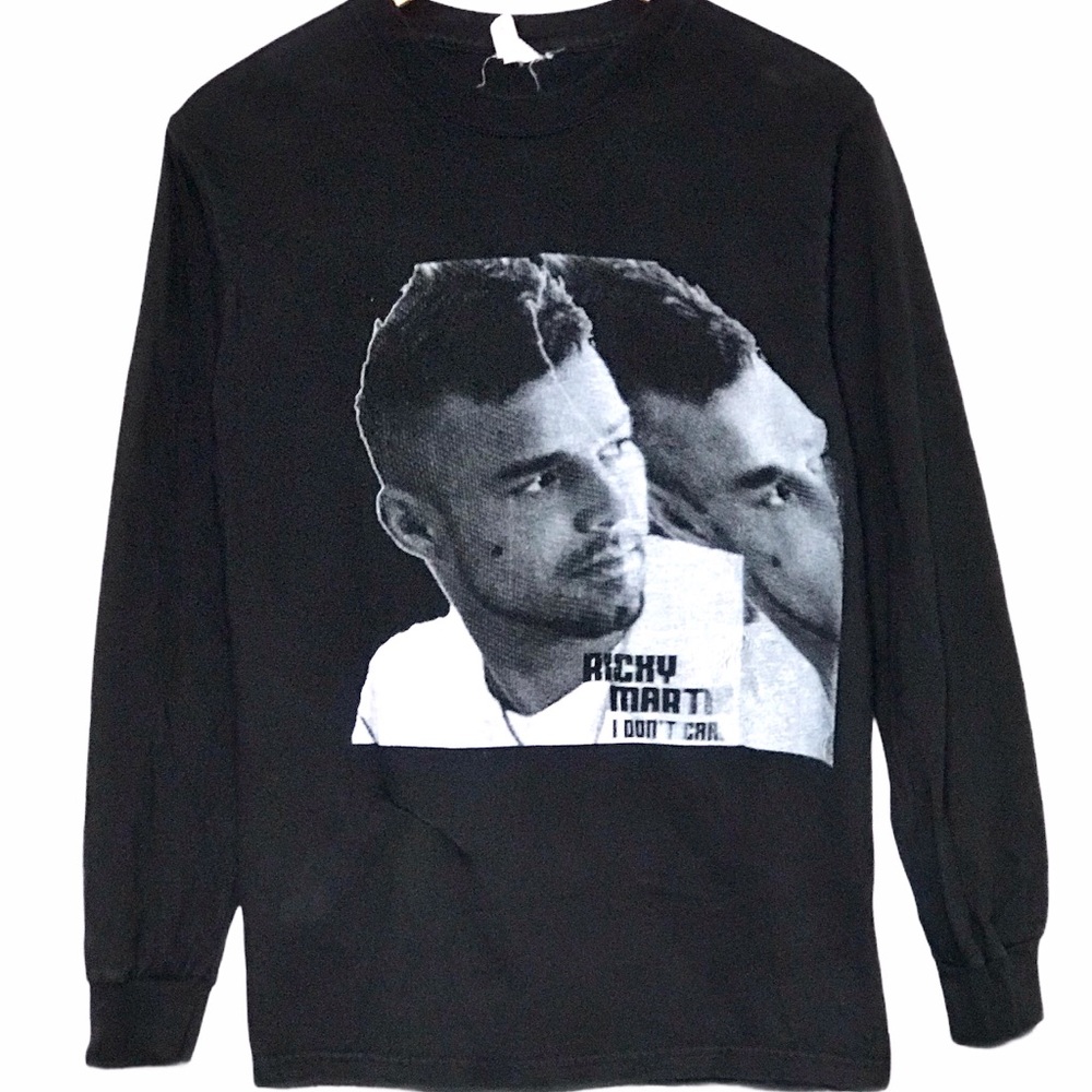 Ricky Martin Tour T Shirt Double Sided I Dont Care